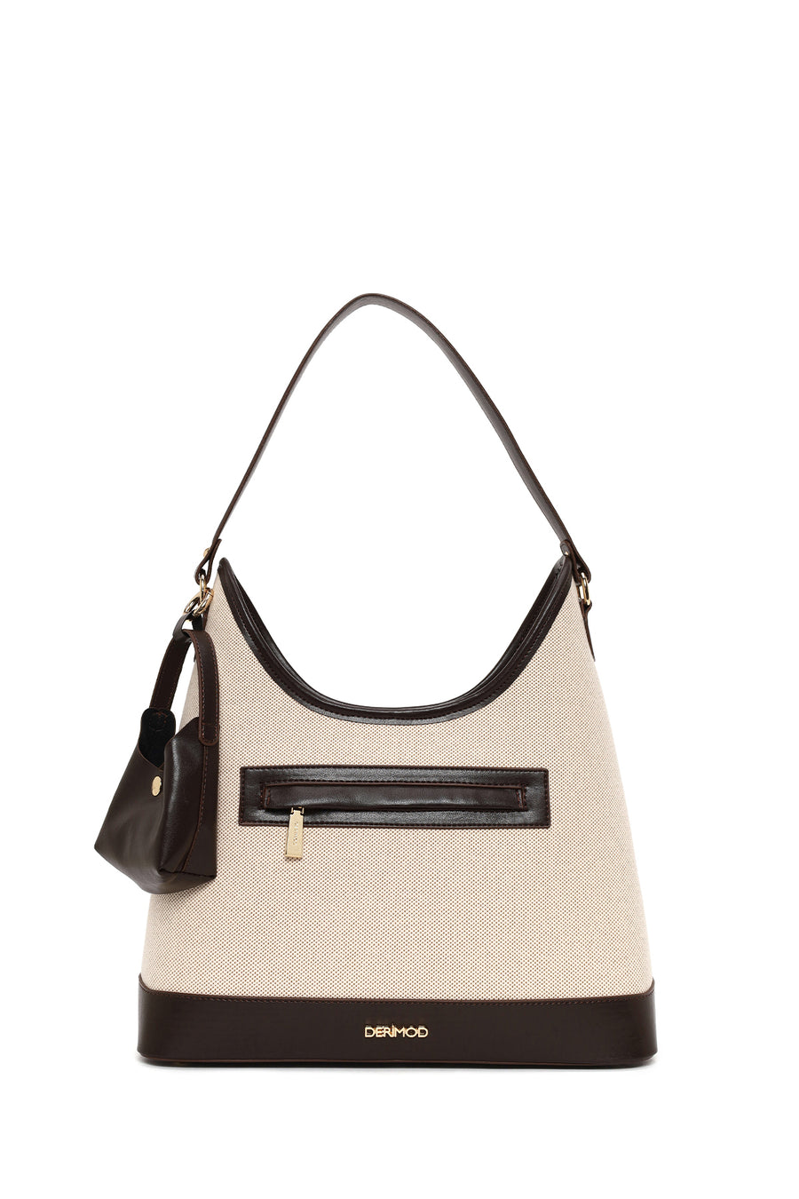 Woman Beige Charm Shoulder Bag 26SBD230914 | Derimod
