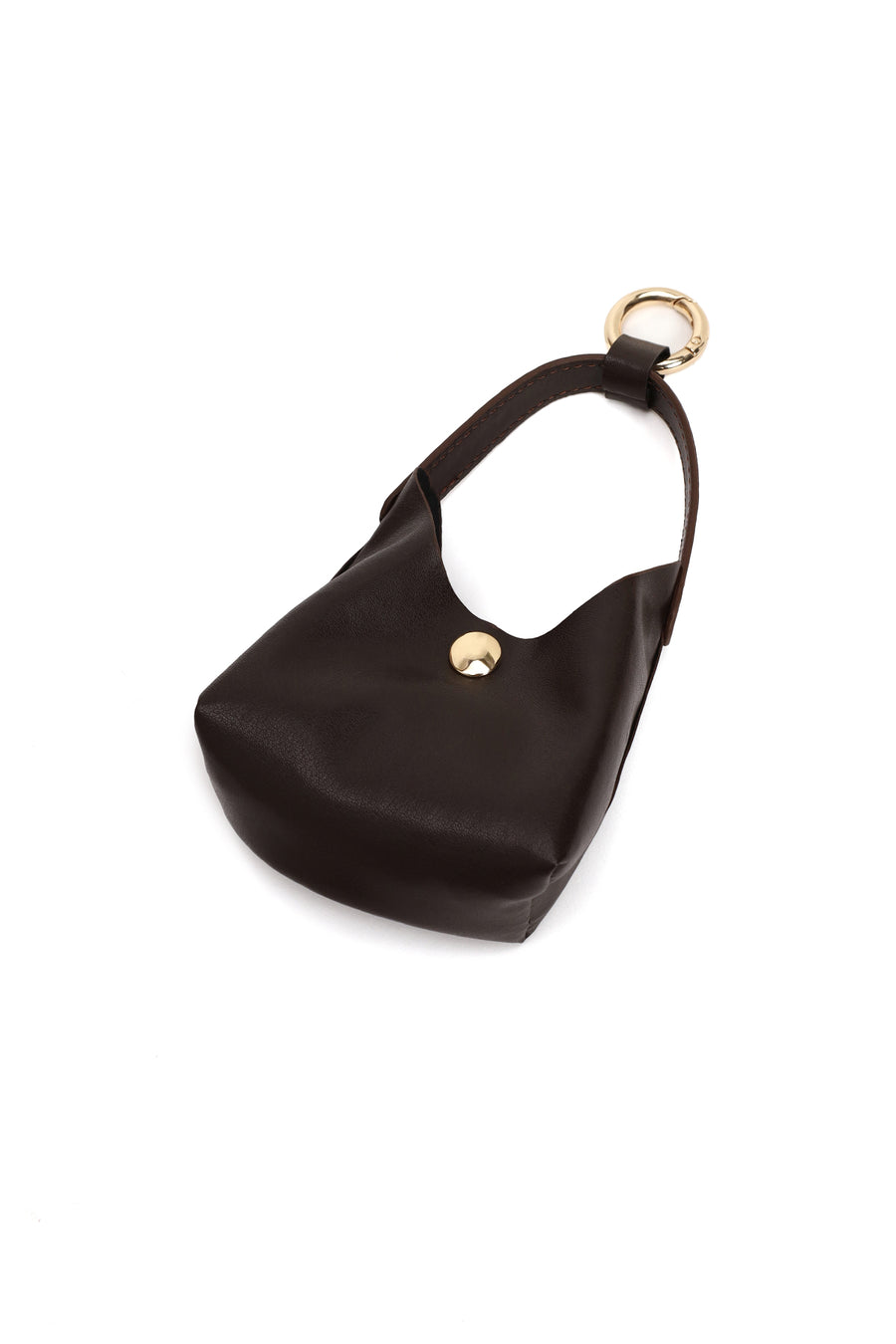 Woman Beige Charm Shoulder Bag