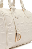 Women's White Long Strap Printed Shoulder Bag | Derimod