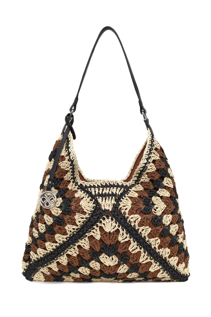 Woman Brown Straw Shoulder Bag 26SBD2428M7 | Derimod