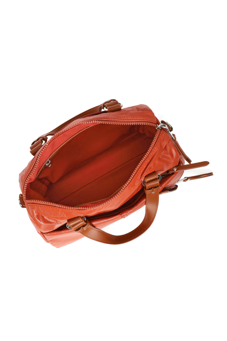 Women's Orange Long Strap Shoulder Bag