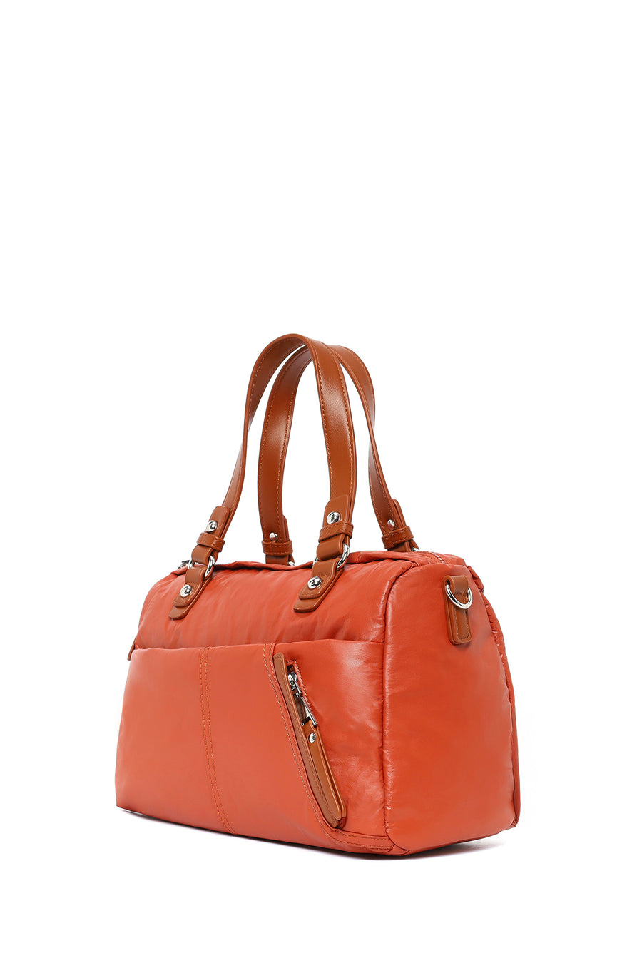 Women's Orange Long Strap Shoulder Bag