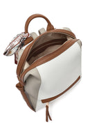 Kadın Beyaz Aksesuarlı Sırt Çantası | Derimod