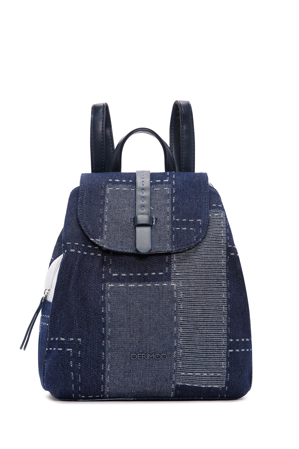 Kadın Mavi Jean Kumaş Sırt Çantası 26SBD24406F | Derimod