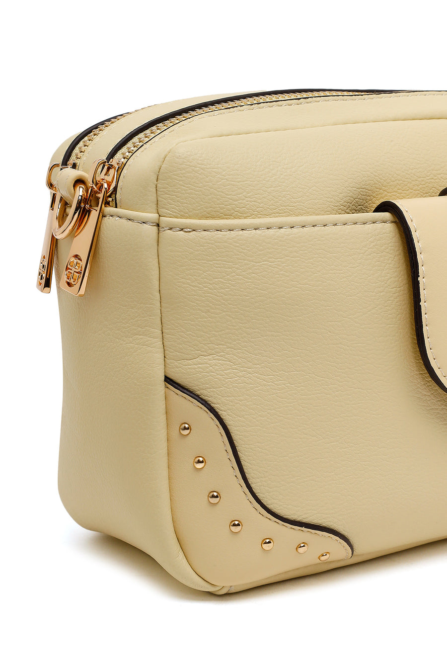 Woman Yellow Long-Strap Crossbody Bag