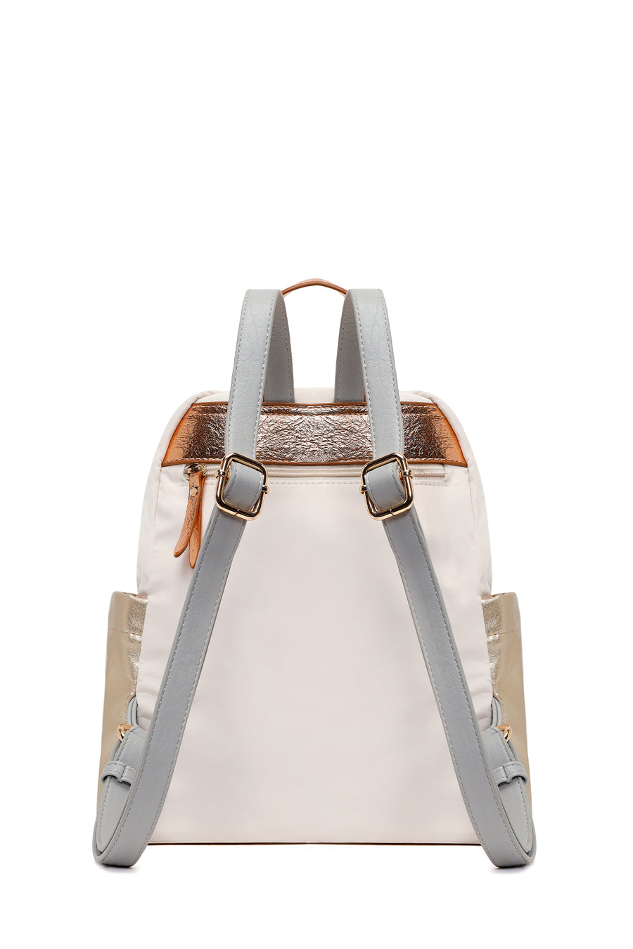 Woman Blue Patterned Casual Backpack