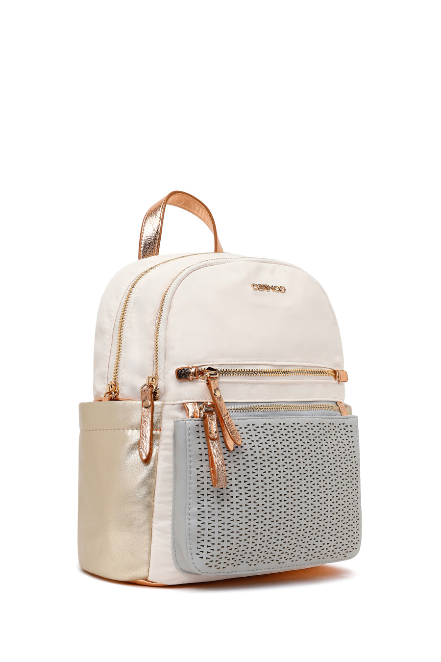 Woman Blue Patterned Casual Backpack