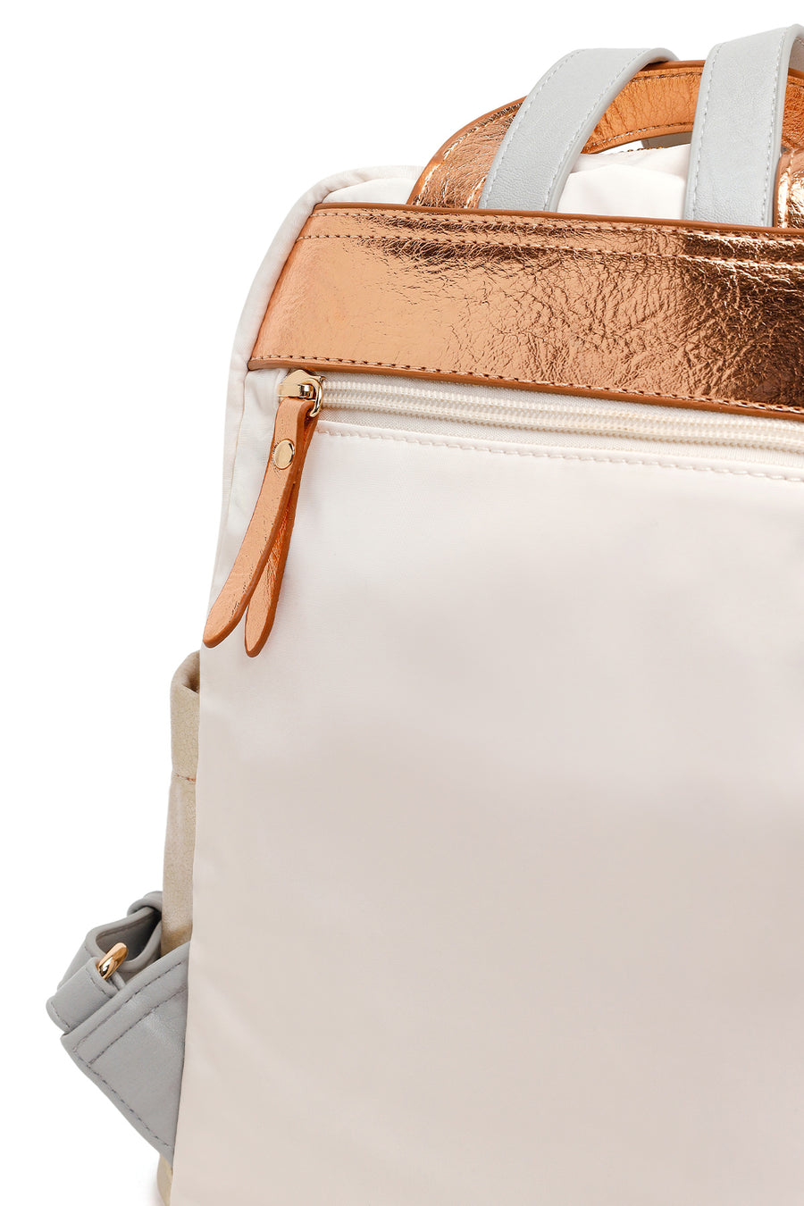 Woman Blue Patterned Casual Backpack