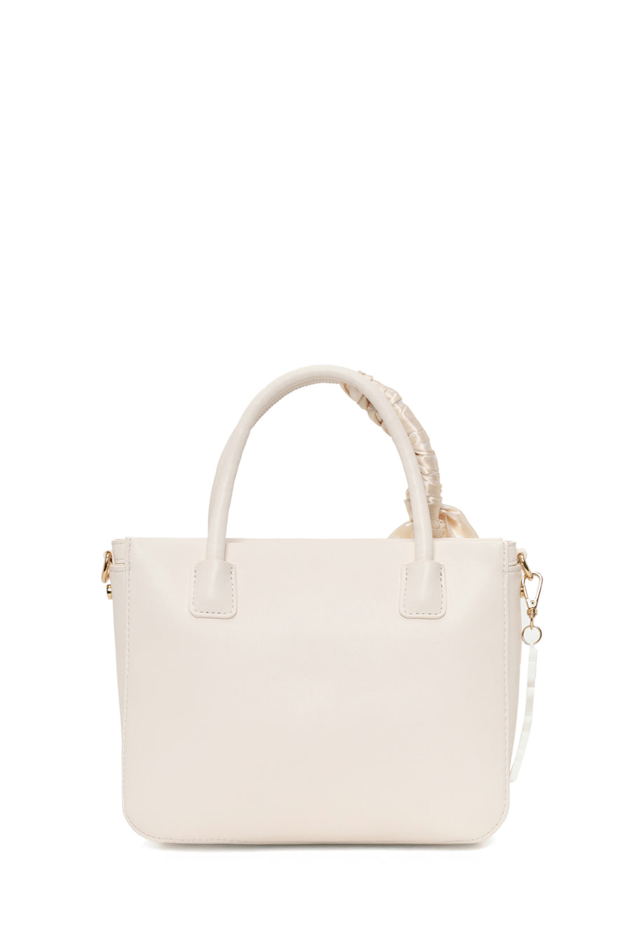 Women's White Long Strap Accessory Handbag