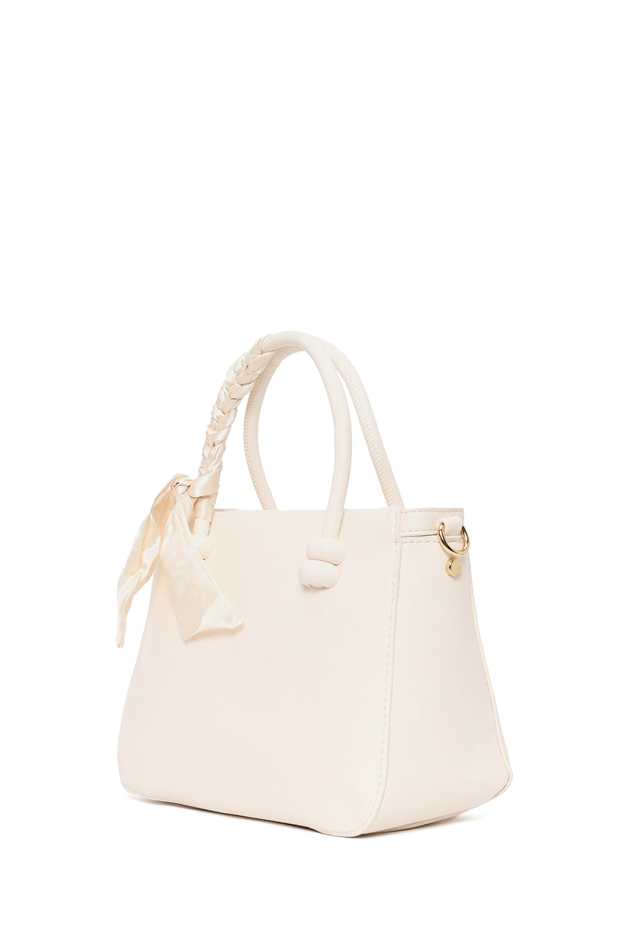 Women's White Long Strap Accessory Handbag