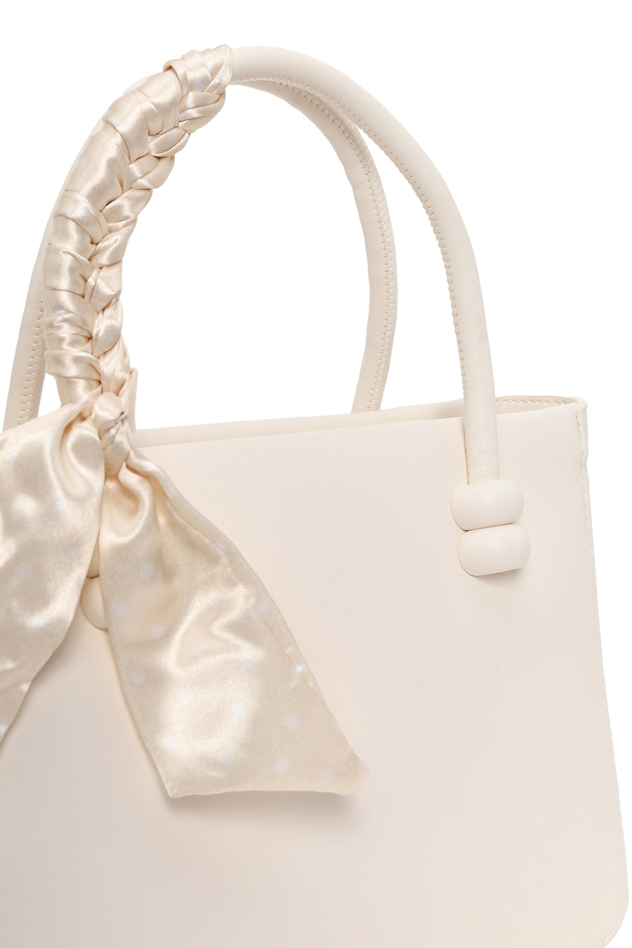 Women's White Long Strap Accessory Handbag