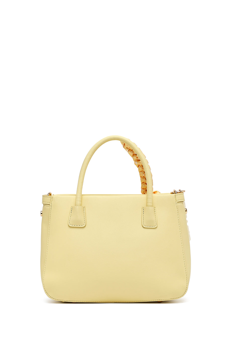 Women's Yellow Long Strap Accessory Handbag