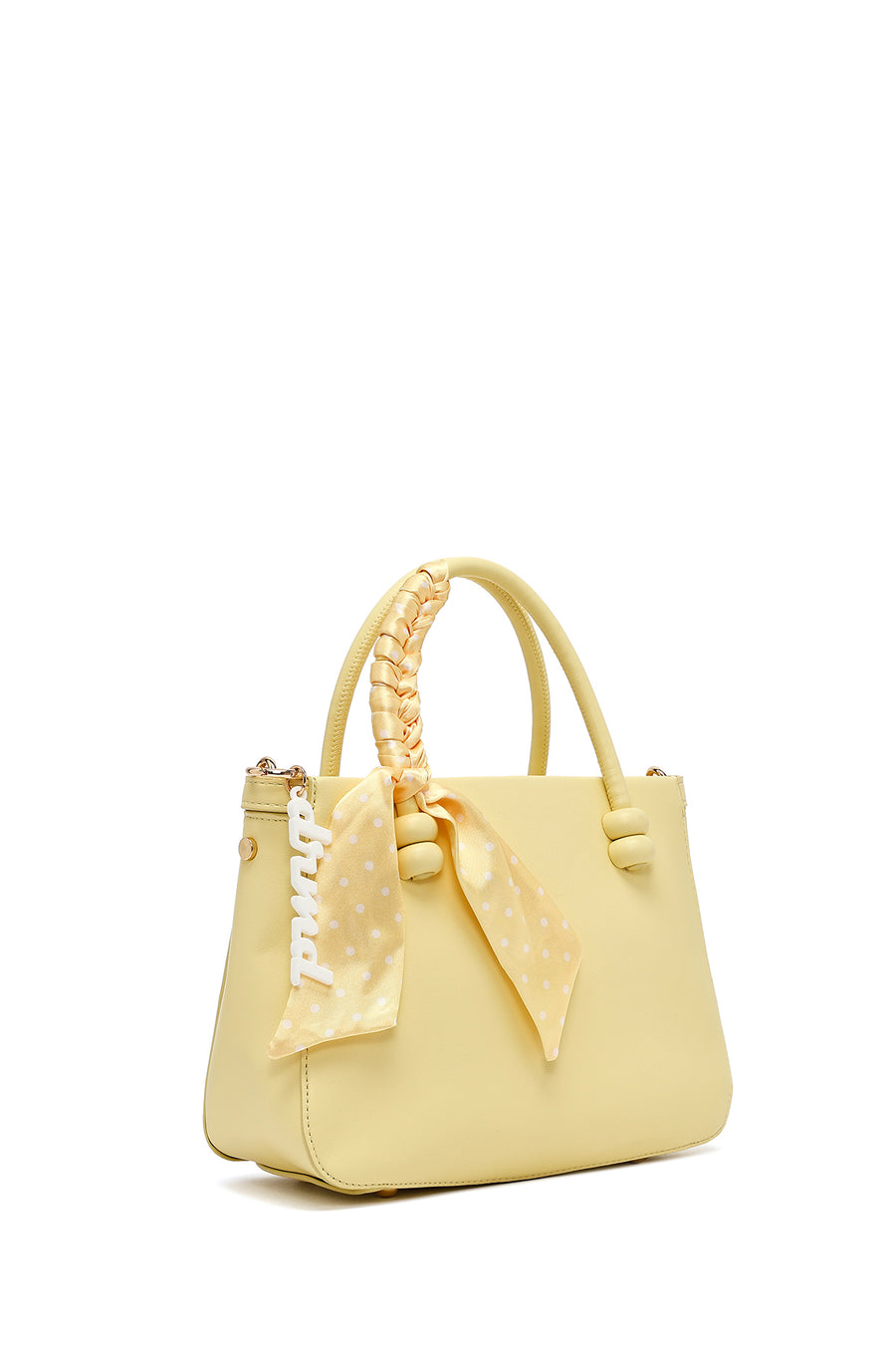 Women's Yellow Long Strap Accessory Handbag