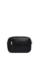 Woman Black Patterned Crossbody Bag | Derimod