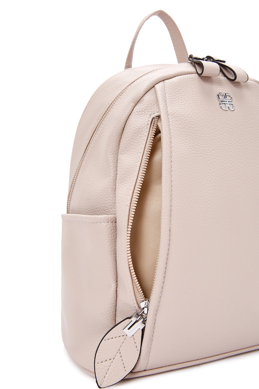Woman Gray Backpack