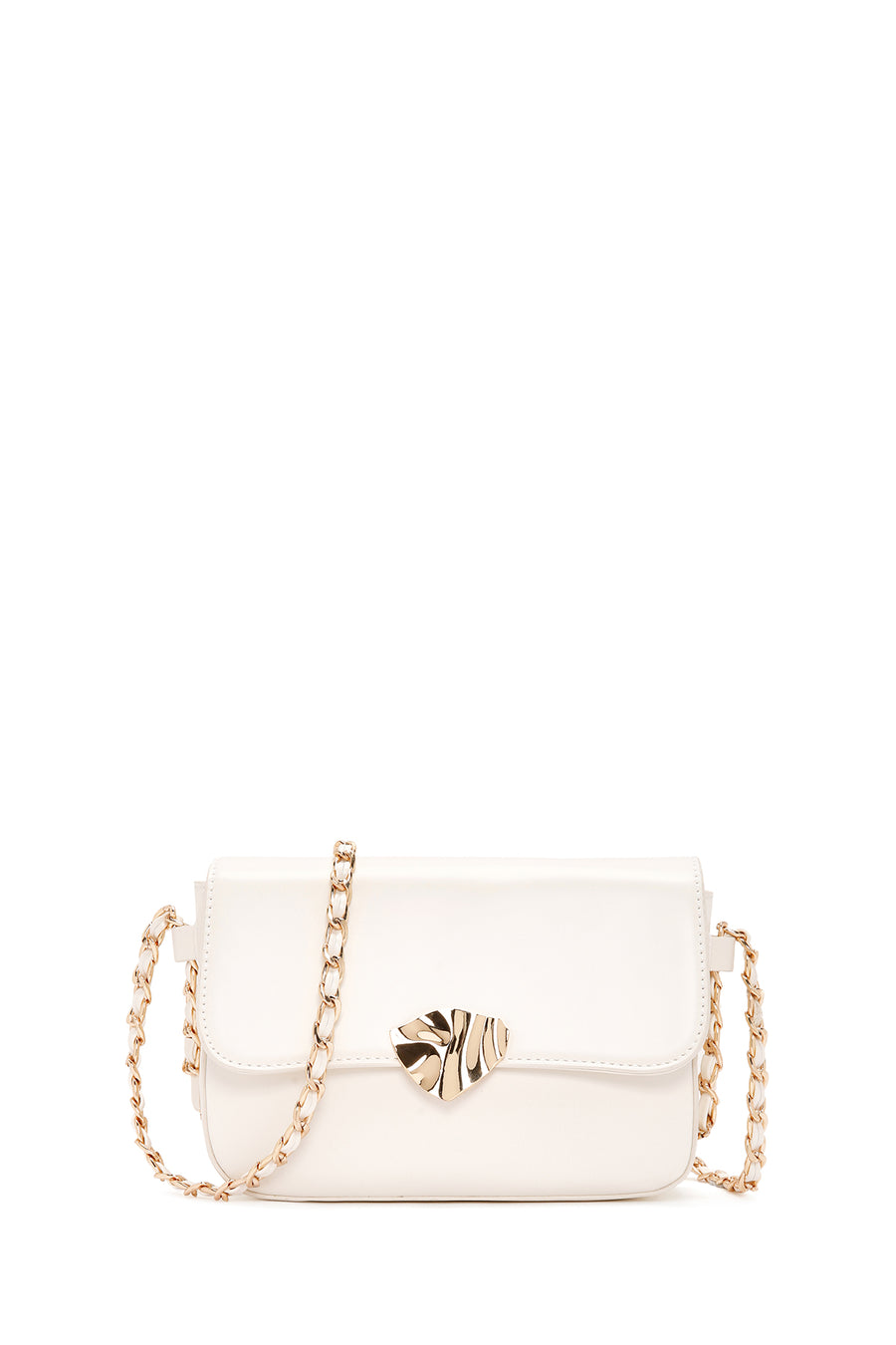 Women's White Chain Strap Crossbody Bag 26SBD281318 | Derimod