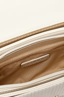 Kadın Krem Baskılı Uzun Askılı Çapraz Çanta | Derimod