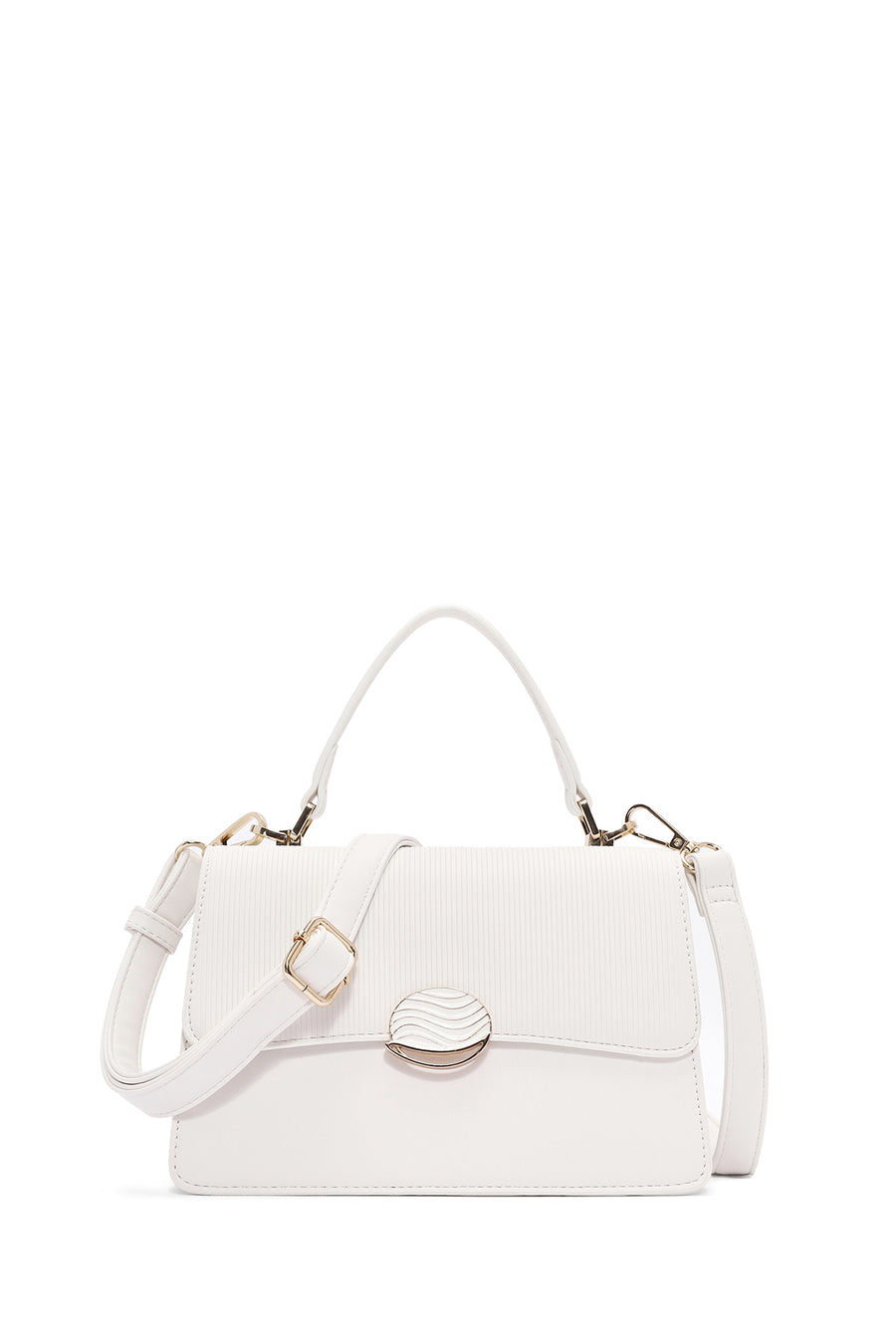 Women's Cream Long Strap Printed Crossbody Bag 26SBD282226 | Derimod