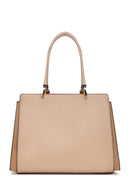 Women's Beige Long Strap Classic Handbag | Derimod