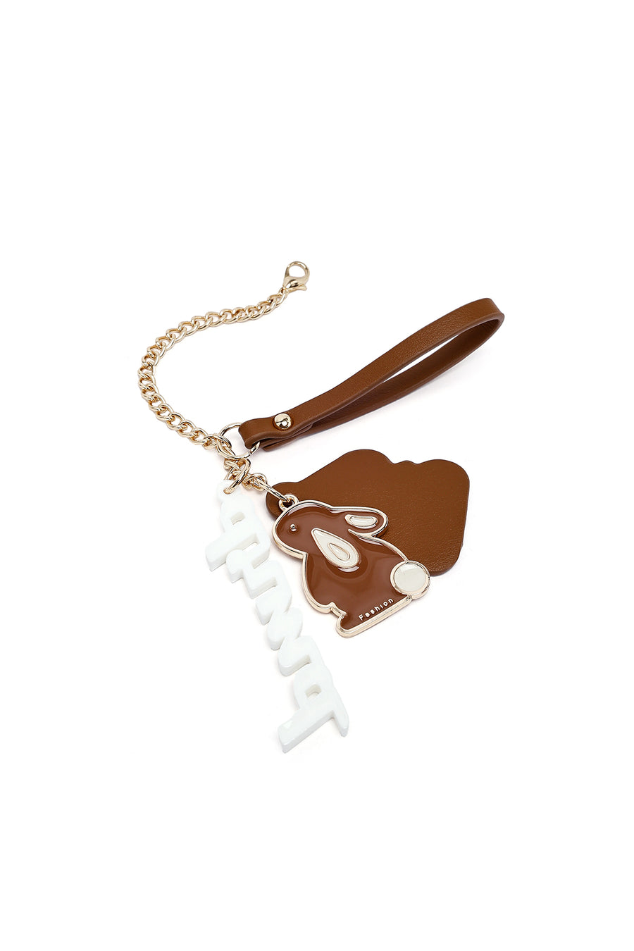 Women's Cream Charm Shoulder Bag