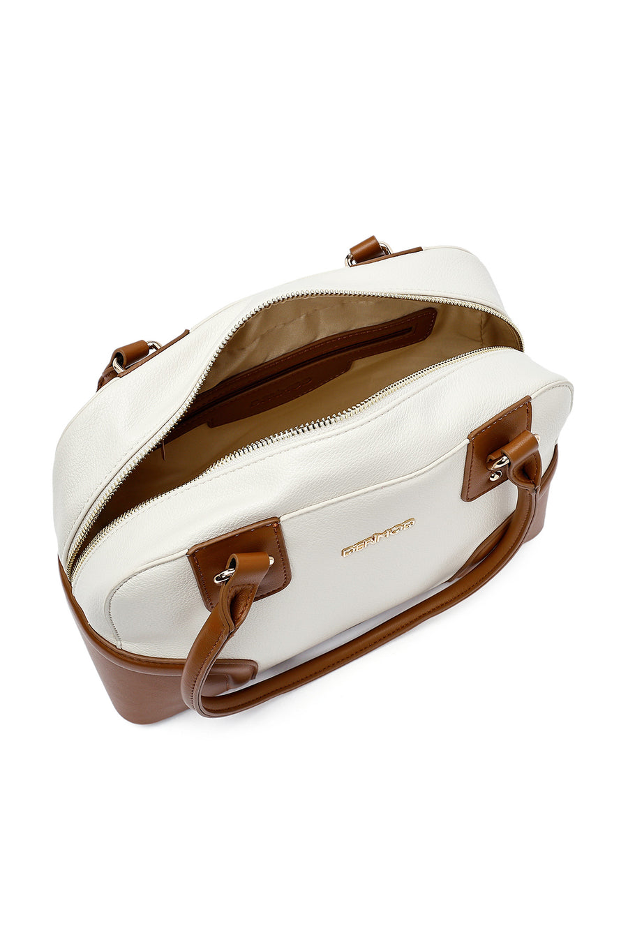 Women's Cream Charm Shoulder Bag