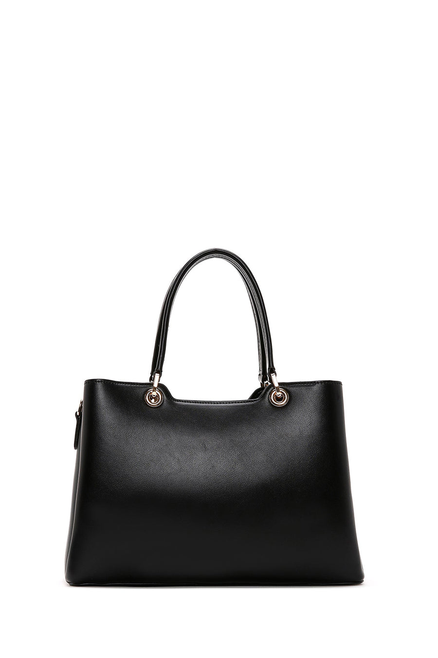 Women's Black Long Strap Classic Handbag