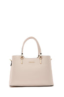 Women's Cream Long Strap Classic Handbag | Derimod