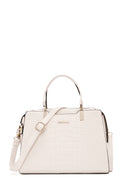 Kadın Bej Uzun Askılı Kroko Kol Çantası | Derimod