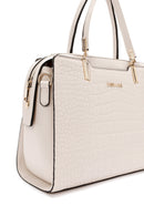 Kadın Bej Uzun Askılı Kroko Kol Çantası | Derimod