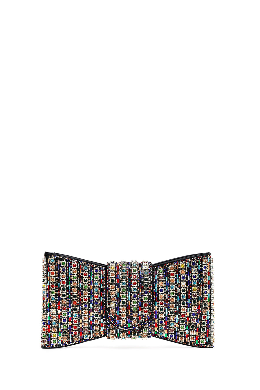 Women's Colorful Long Strap Embellished Mini Box Dress Bag