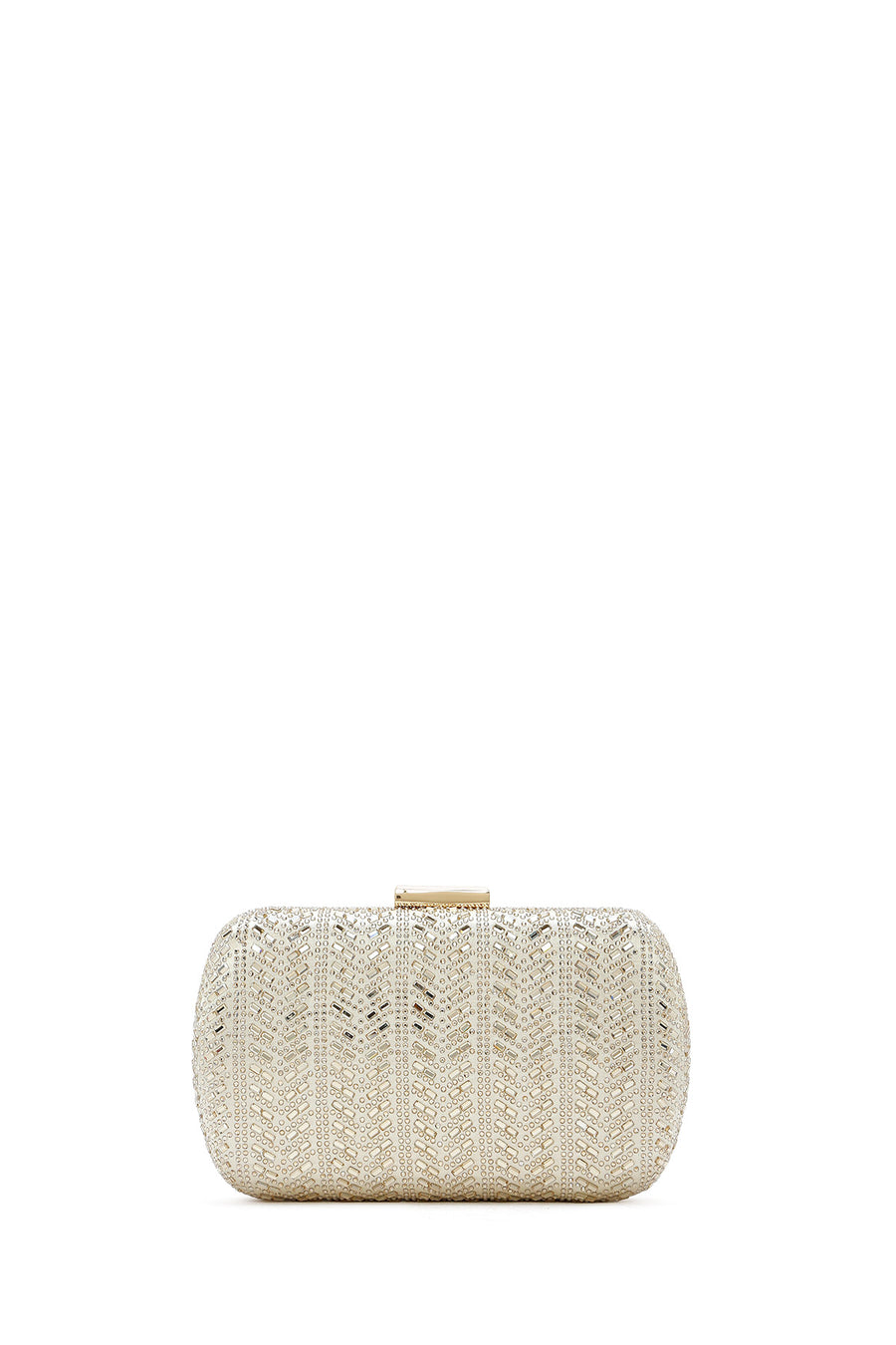 Women's Gold Chain Strap Embellished Mini Box Dress Bag