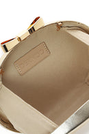 Kadın Altın Zincir Askılı Mini Metalik Kutu Abiye Çantası | Derimod