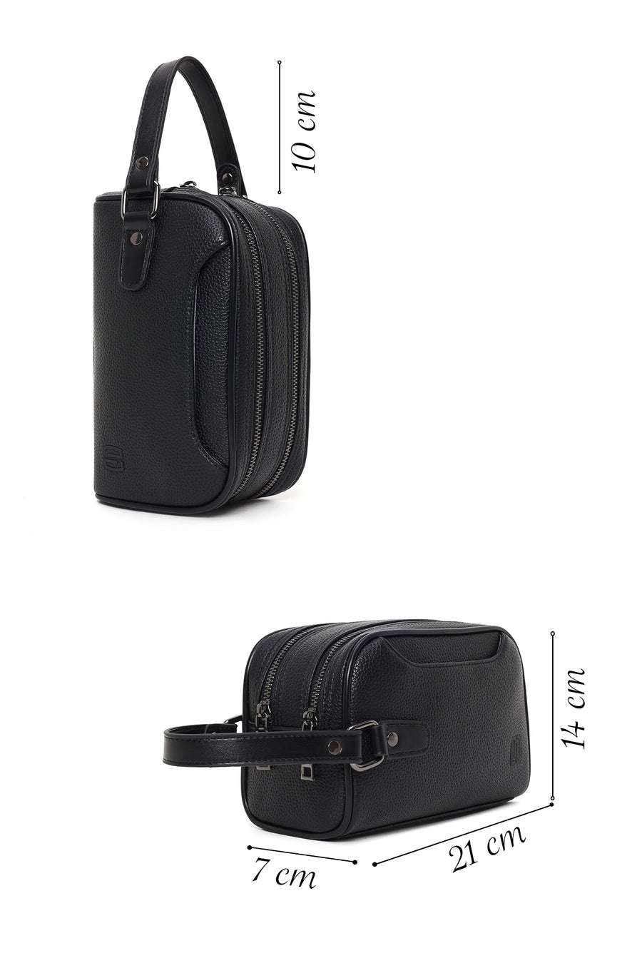 Male Black Mini Handbag