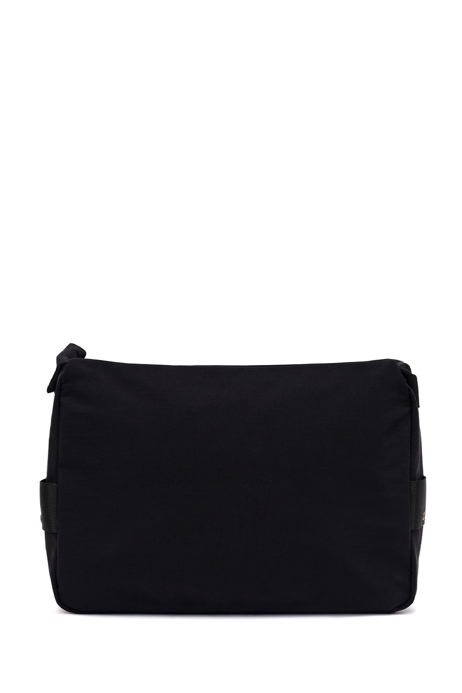 Male Black Fabric Messenger Bag