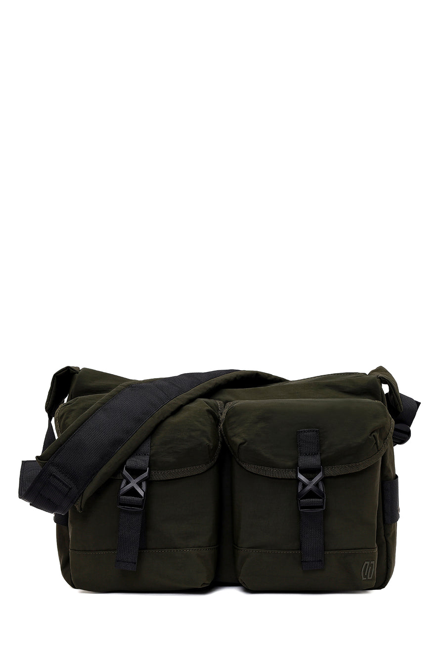 Male Khaki Fabric Messenger Bag 26SBD30146F | Derimod