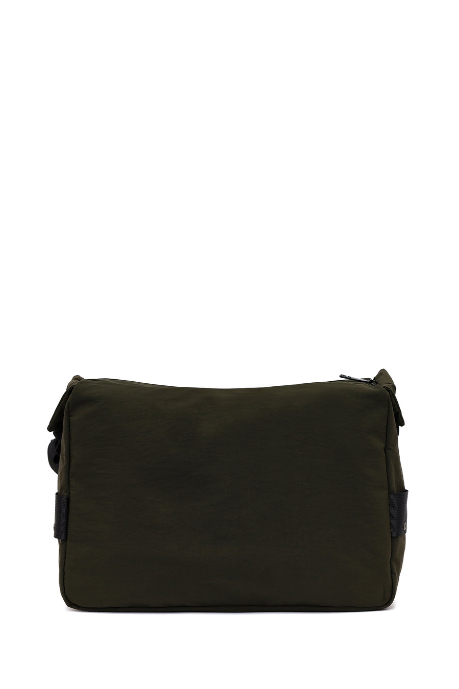 Male Khaki Fabric Messenger Bag