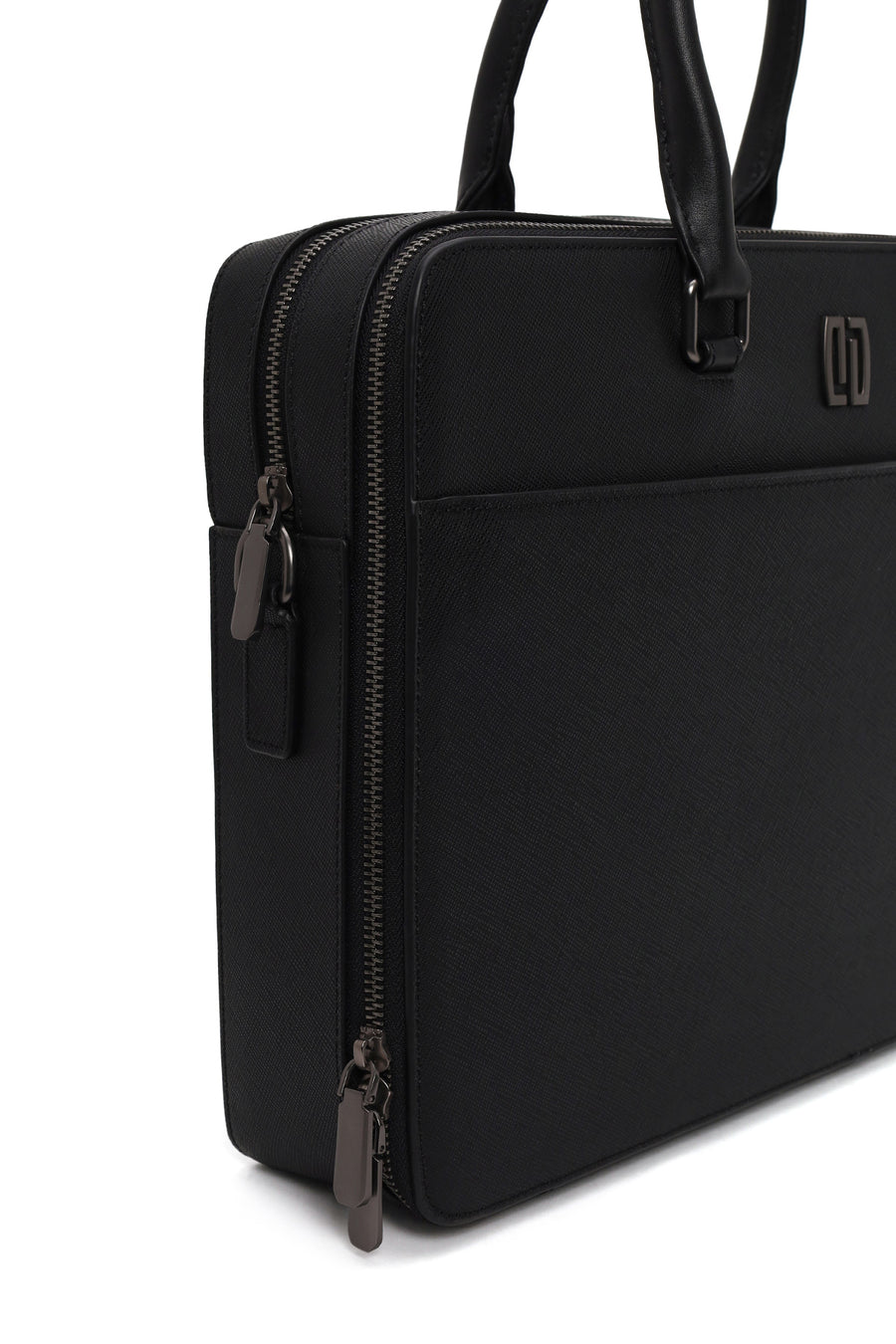 Male Black Long-Strap Briefcase