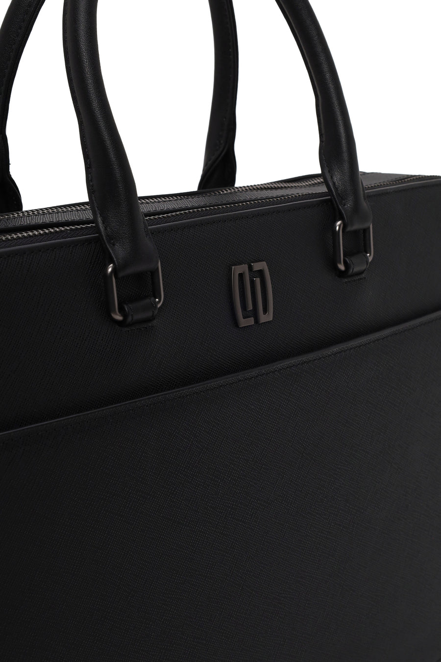 Male Black Long-Strap Briefcase
