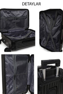 D-Pack Unisex Siyah Mini Kabin Boy Valiz | Derimod