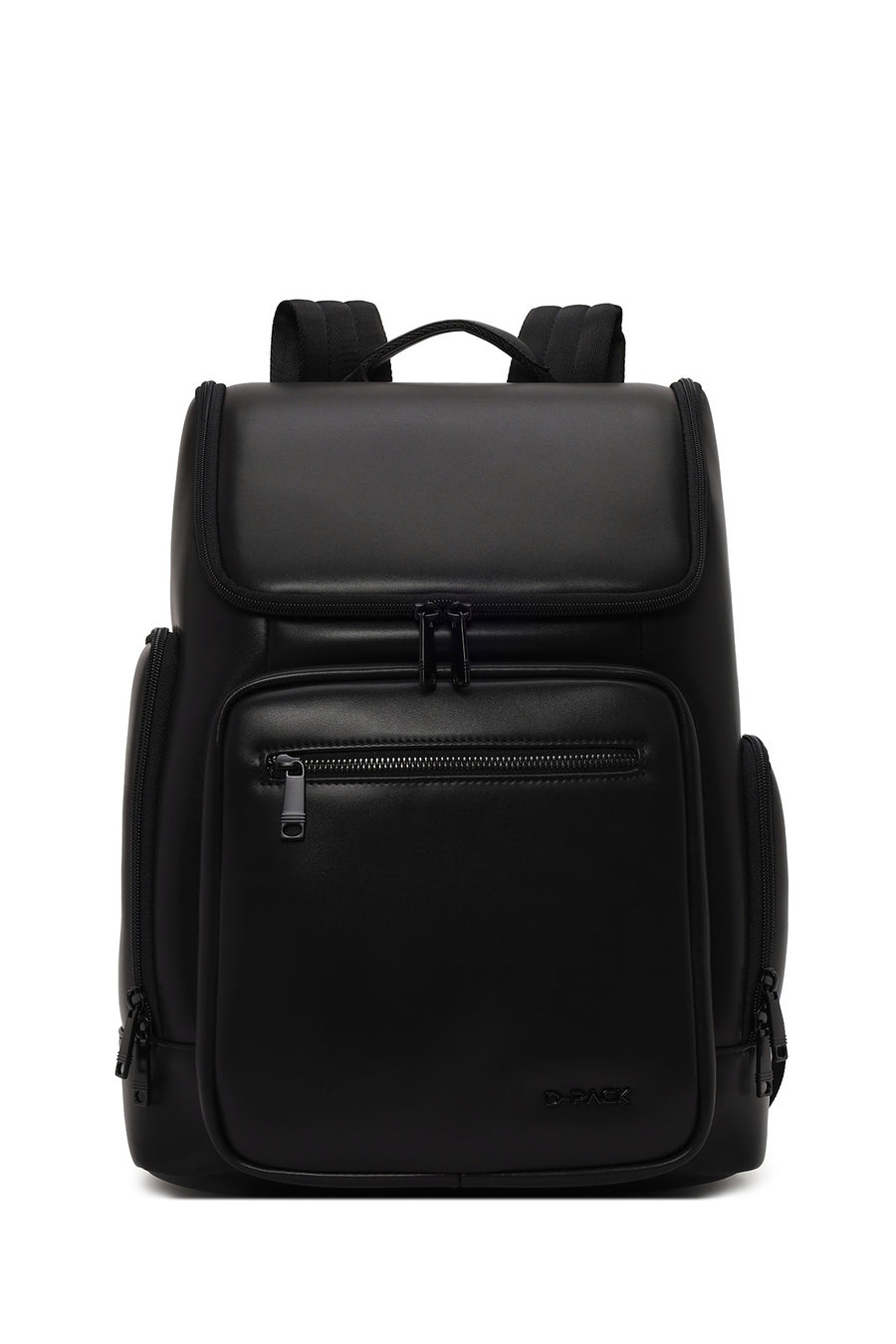 D-Pack Unisex Siyah Deri Sırt Çantası 26SBD302718 | Derimod