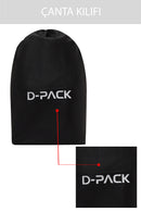 D-Pack Unisex Siyah Deri Sırt Çantası | Derimod