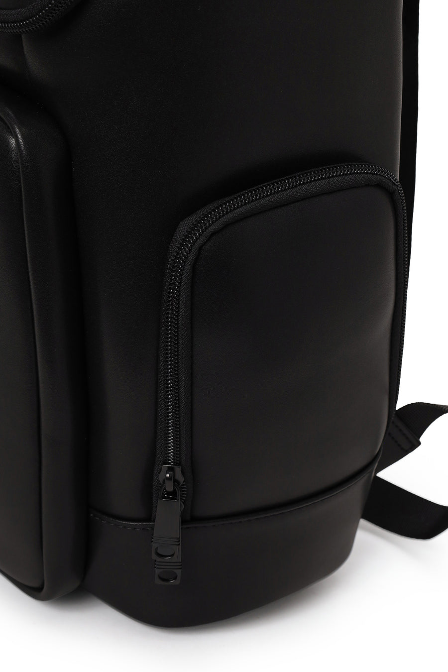 D-Pack Unisex Siyah Deri Sırt Çantası
