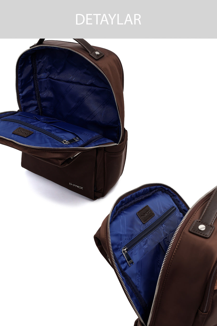 D-Pack Unisex Kahverengi Sırt Çantası