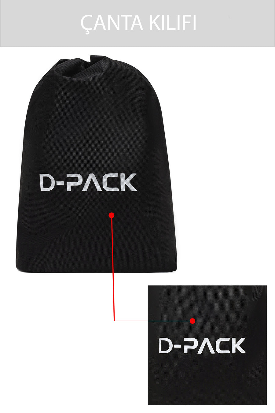 D-Pack Unisex Bej Sırt Çantası