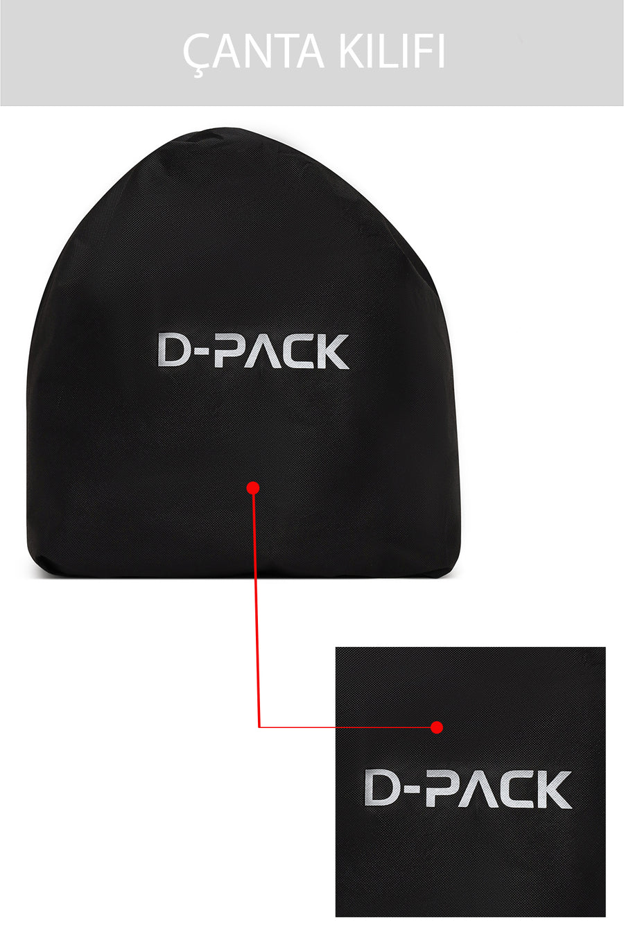 D-Pack Erkek Siyah Kumaş Evrak Çantası