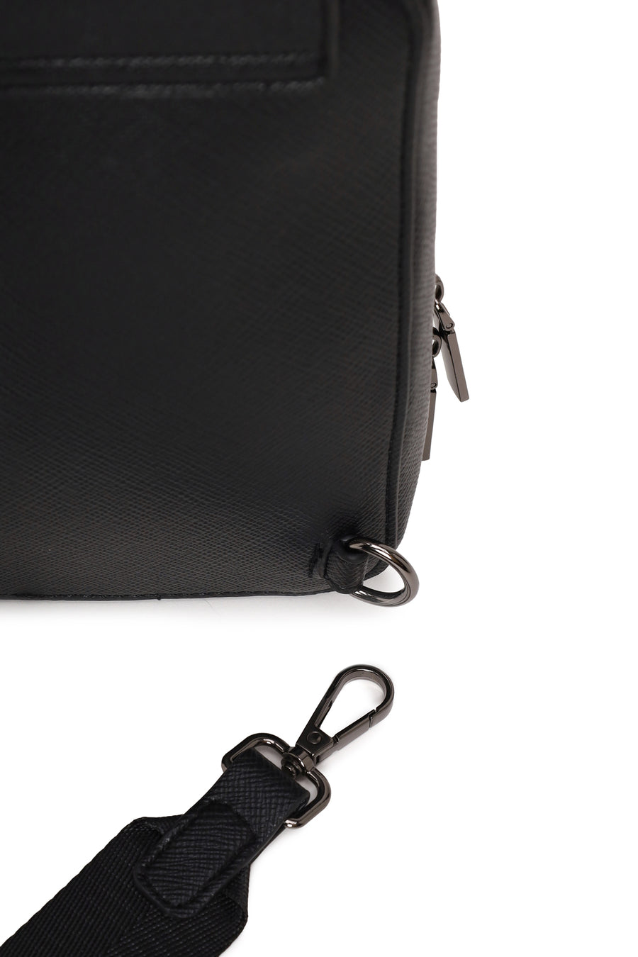 Male Black Mini Crossbody Bag
