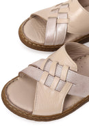 Woman Mink Wedge Comfort Slippers | Derimod