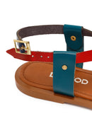 Kadın Çok Renkli Tokalı Deri Bodrum Sandalet | Derimod