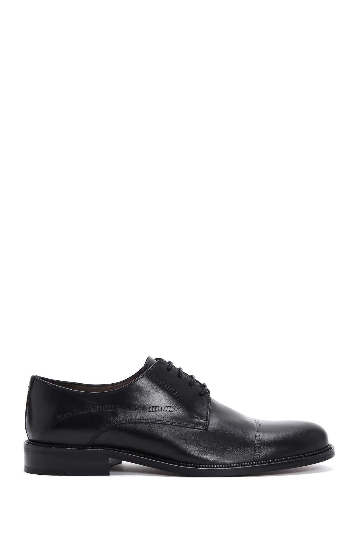 Men's Black Laced Leather Classic Shoes 26SFD600018 | Derimod