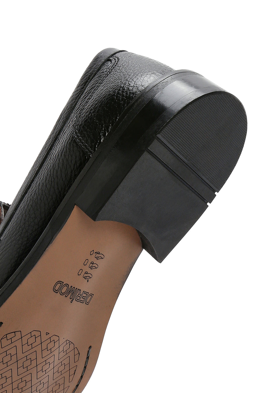 Men's Black Buckle Leather Classic Loafer